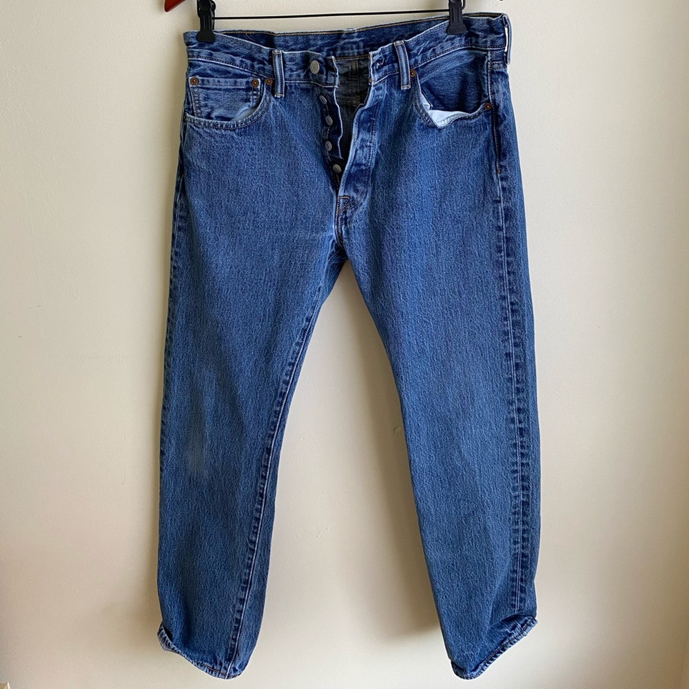 Levi’s vintage denim blue 501